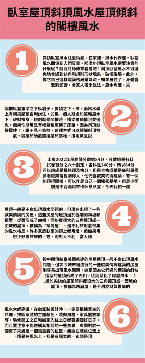 斜屋頂風水|卧室屋頂斜頂風水：如何打造一個平衡舒適的居住環境【卧室屋頂。